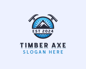 Mountain Outdoor Trekking logo design