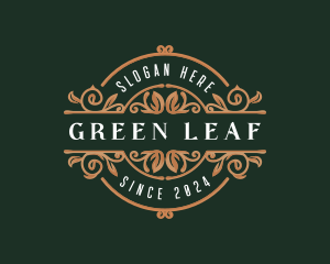 Garden Leaf Classic logo design