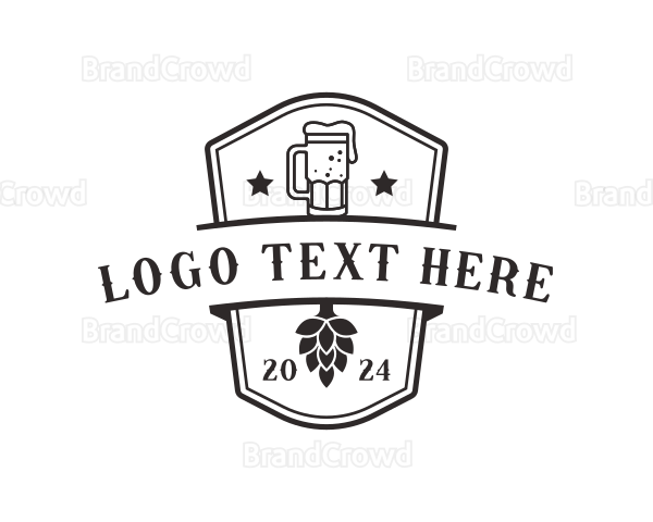 Beer Drink Bar Logo