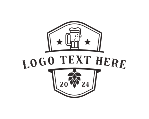 Fermentation - Beer Drink Bar logo design