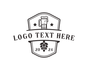 Beer Drink Bar Logo