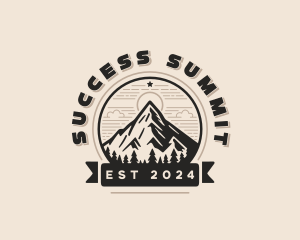 Summit Mountain Peak logo design