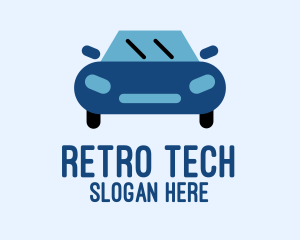 Retro Toy Sports Car logo design