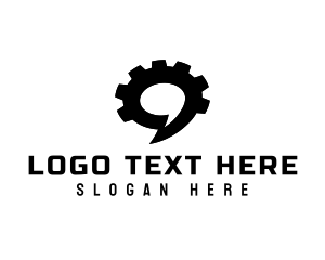 Cogwheel - Cogwheel Gear Talk logo design