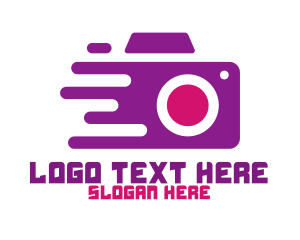 Camera - Fast Camera Photography logo design