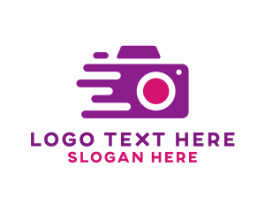 Vlogger - Fast Camera Photography logo design