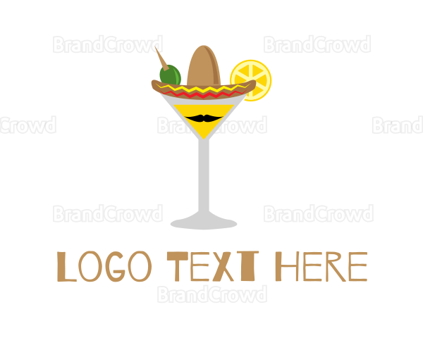 Mexican Restaurant Cocktail Logo