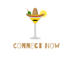 Meetup - Mexican Restaurant Cocktail logo design