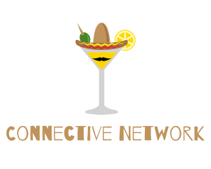 Meetup - Mexican Restaurant Cocktail logo design