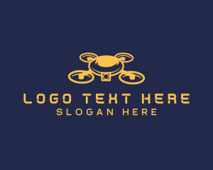 Camera - Drone Camera Surveillance logo design