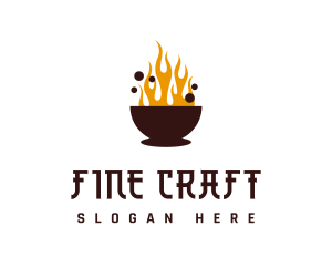 Asian Hot Pot logo design