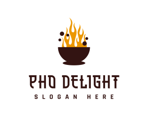 Asian Hot Pot logo design