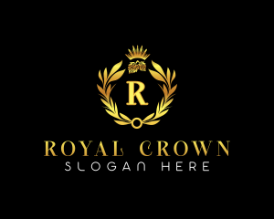 Royal Wreath Ornament logo design