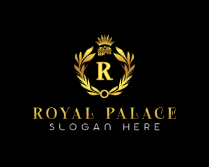 Royal Wreath Ornament logo design