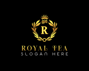 Royal Wreath Ornament logo design