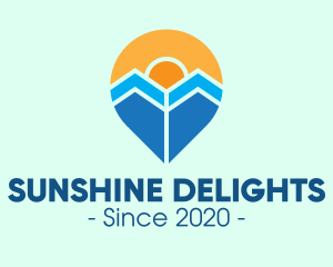 Sunshine - Sunshine Holiday Pin logo design