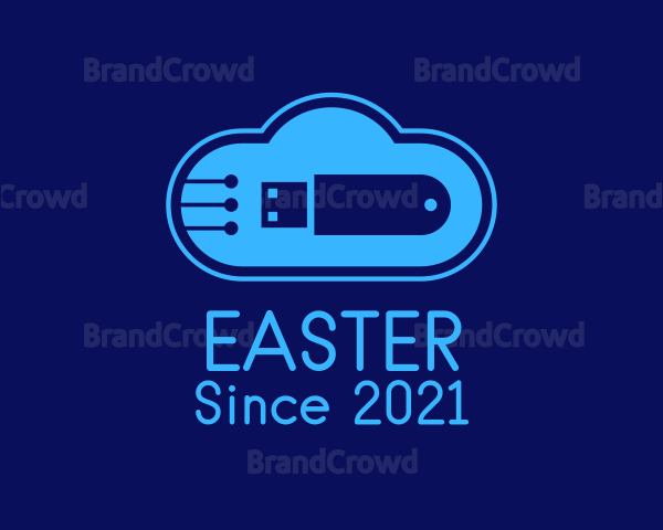 Cloud Flashdrive Storage Logo