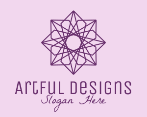 Purple Decorative Tile logo design