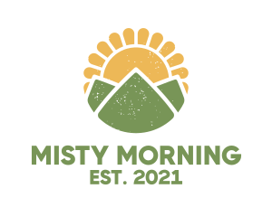 Morning Sun Mountain logo design