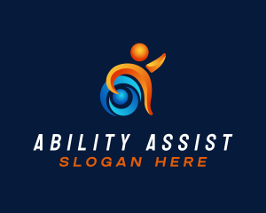 Disability - Disability Rehabilitation Community logo design