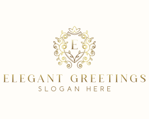 Floral Vine Garden logo design