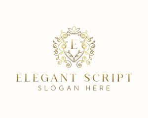 Floral Vine Garden logo design