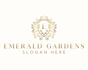 Floral Vine Garden logo design