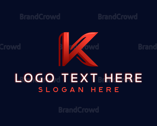 Corporate Business Letter K Logo