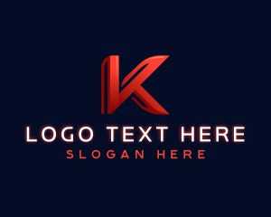 Firm - Corporate Business Letter K logo design