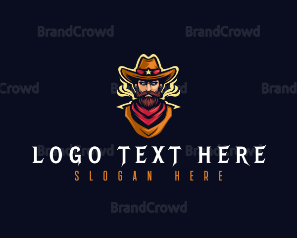 Western Sheriff Cowboy Logo