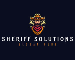 Sheriff - Western Sheriff Cowboy logo design