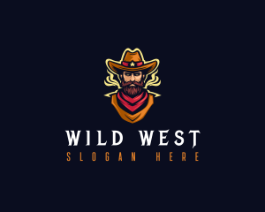 Western Sheriff Cowboy  logo design