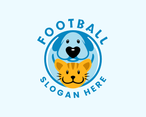 Cat Dog Veterinary Logo