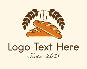 Confectionery - Bakery Baguette Bread logo design