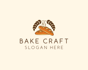 Bakery Baguette Deli Bread logo design