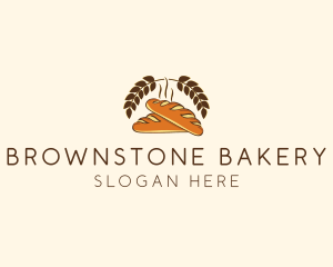 Bakery Baguette Deli Bread logo design