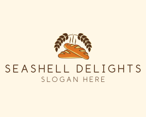 Bakery Baguette Deli Bread logo design