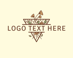 Vlog - Floral Wellness Garden logo design