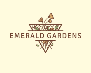 Floral Wellness Garden logo design