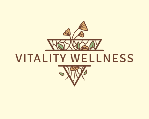 Floral Wellness Garden logo design