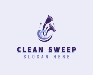 Vacuum - Housekepeer Broom Vacuum logo design