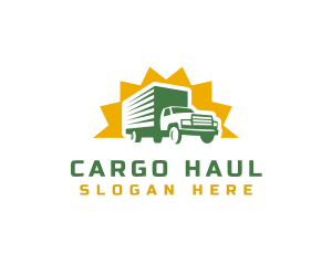 Truck Cargo Delivery logo design