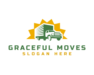 Truck Cargo Delivery logo design