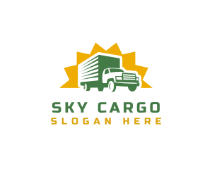 Truck Cargo Delivery logo design