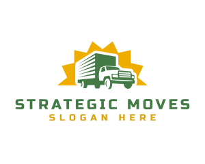 Truck Cargo Delivery logo design