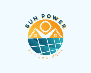 Solar - Residential Solar Panel logo design