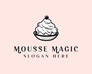 Mousse - Sweet Dessert Mousse logo design