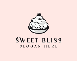 Sweet Dessert Mousse  logo design