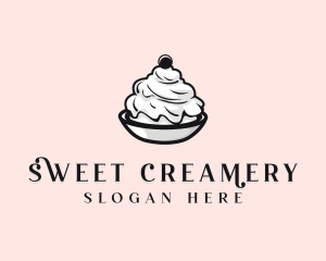 Sweet Dessert Mousse  logo design