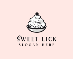 Sweet Dessert Mousse  logo design